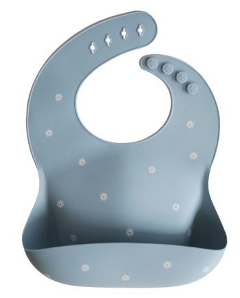podbradnik za bebe Mushie - White Daisy_600x